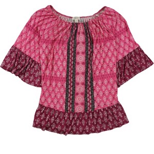 Style & Co. Womens Paisley Pullover Blouse - 1 of 1
