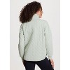 Avalanche Outdoor Quilted Jacket, Soft Jersey Knit Mock Neck Jacket with Pockets - 2 of 4