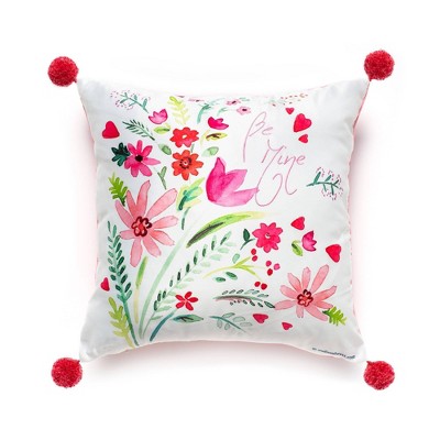 18"x18" Be Mine Square Throw Pillow - Sure Fit