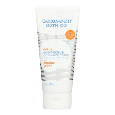 The Seaweed Bath Company Orange Cedar Detox Body Scrub - 6 fz
