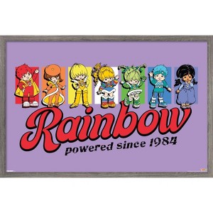 Trends International Rainbow Brite (1984) - Powered By Rainbow Team Framed Wall Poster Prints - 1 of 4