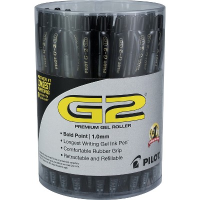 Pilot G2 Retractable Gel Pens Fine Point Black Ink 5/pack (31078) 755958 :  Target