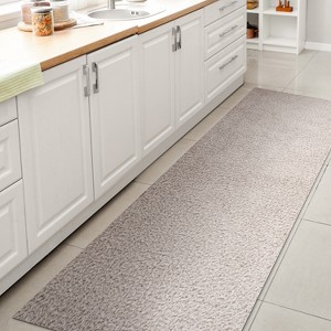 Clayton Coastal Solid Glam Shag Machine-Washable Rug - JONATHAN Y - 1 of 4