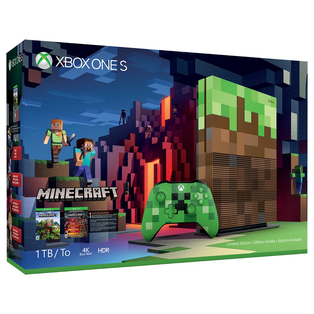 UPC 889842199062 product image for Xbox One S 1TB Minecraft Limited Edition Bundle | upcitemdb.com