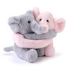 FAO Schwarz 9" Plush Hugging Elephants - 4 of 4