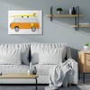 Stupell Industries Retro Orange Beach Cruiser Surf Sport - 2 of 4