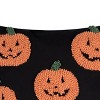 C&F Home 18" x 18" Pumpkin Party Hooked Throw Pillow - 2 of 3