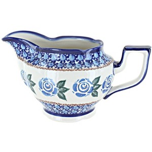 Blue Rose Polish Pottery 1003 Kalich Gravy Boat - 1 of 2