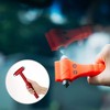 Unique Bargains Car Safety Hammer 9.25"x4.06"x1.14" Red 1 Pc - 2 of 4