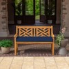 ARDEN Foam Outdoor Bench Cushion, 48 x 18, made with ProFoam, Rain-proof, Fade Resistant - 2 of 4