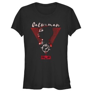 Juniors Womens The Batman Catwoman Poster T-Shirt - 1 of 4