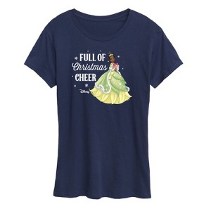 Women's - Disney - Full Of Christmas Cheer Tiana Short Sleeve Graphic T-Shirt - 1 of 4