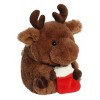 Aurora Mini Markus Moose Rolly Pet Festive Stuffed Animal Brown 5" - 2 of 4