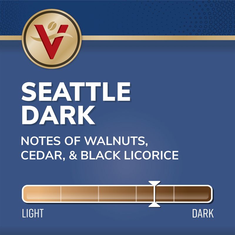 Victor Allen's Coffee Seattle Dark Single Serve Coffee Pods, 80 Ct, 3 of 11