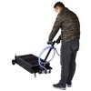 Portable Oil Drain Pan Low-Profile Oil Drain Tank with Pump Large Capacity Truck Oil Change Pan for Car SUV Trucks - 4 of 4