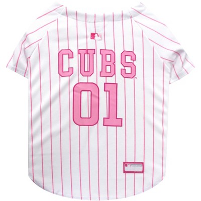 pink baseball jersey