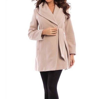 Women's Hooded Wrap Coat - ANGEL