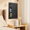 VEVOR 25.59" Tall Wall Safe, 3-Tier Hidden Wall Safe with Keypad,3 Removable Shelves & 6 Key Holders, Q235 Cold-Rolled Steel In Wall Safe with Light - 2 of 4