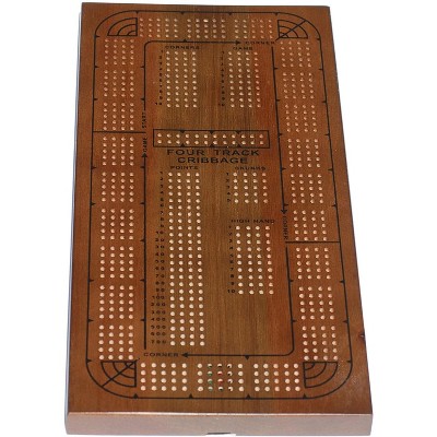 4 track cribbage board template