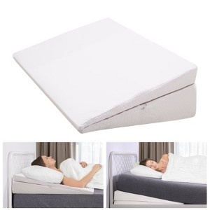 Dccred Bed Wedge Pillow, Extra Large Memory Foam Bed Wedge Pillow, Twin/Queen/King Plus - 1 of 4