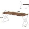 Tribesigns 62.99 Inch Executive Desk, Large Office Computer Desk with Extra Thick Wooden Tabletop and Metal Frame - 3 of 4