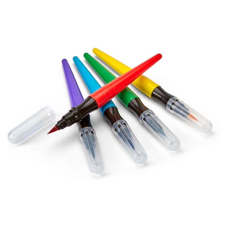Crayola 5ct Paint Brush Pens, 4 of 6