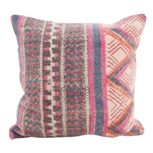 Red Pink Throw Pillows Tahiti, Boho Tropical Decorative Pillows – Literally  Pretty