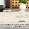 Acekool 10x13 Vintage Medallion Washable Area Rug, Extra Large Non-Slip Distressed Floral Carpet, Stain Resistant for Living Room, Bedroom, Grey - 4 of 4