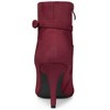 Allegra K Women's Pointy Toe Buckle Cross Straps Stiletto Heel Ankle Boots - 3 of 4