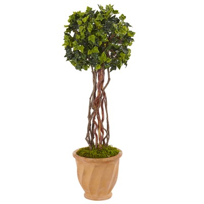 3ft English Ivy Artificial Tree In Terracotta Pot - Nearly Natural