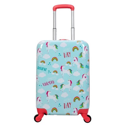 unicorn suitcase on wheels