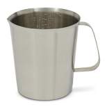 Juvale 32 oz Stainless Steel Measuring Cup with Handle, 1000 ml Metal Pitcher with Ounces and Milliliters Marking