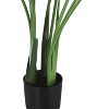 Monarch Specialties Artificial Plant 44 inch Tall Bird Of Paradise Tree Indoor Faux Fake Floor Greenery Potted Decorative Green Leaves Black Pot - 3 of 4