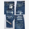 RAW X Kids and Toddlers Boys Distressed Stretch Denim Jeans - 3 of 4