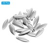 Unique Bargains Bright Finish DIY Willowleaf Bait Making Fishing Lure Blades 50 Pcs - 3 of 4