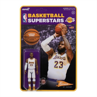 NBA Los Angeles Lakers 3.75" ReAction Action Figure - Lebron James Alternate