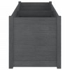 vidaXL Garden Planters 2 pcs White 60x31x31 cm Solid Pinewood - 4 of 4