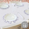 Big Dot of Happiness Purple Daisy Flowers - Floral Party Round Table Decorations - Paper Chargers - Place Setting For 12 - 2 of 4