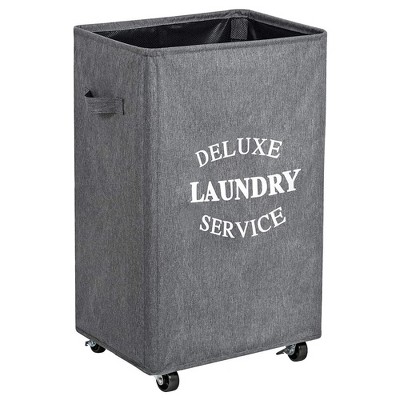 154L Double Laundry Hamper with Lid and Removable Laundry Bags