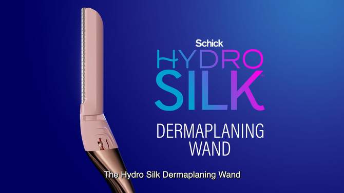 Schick Hydro Silk Dermaplaning Wand - 1 Dermaplaning Tool &#38; 6 Refill Blades, 2 of 14, play video