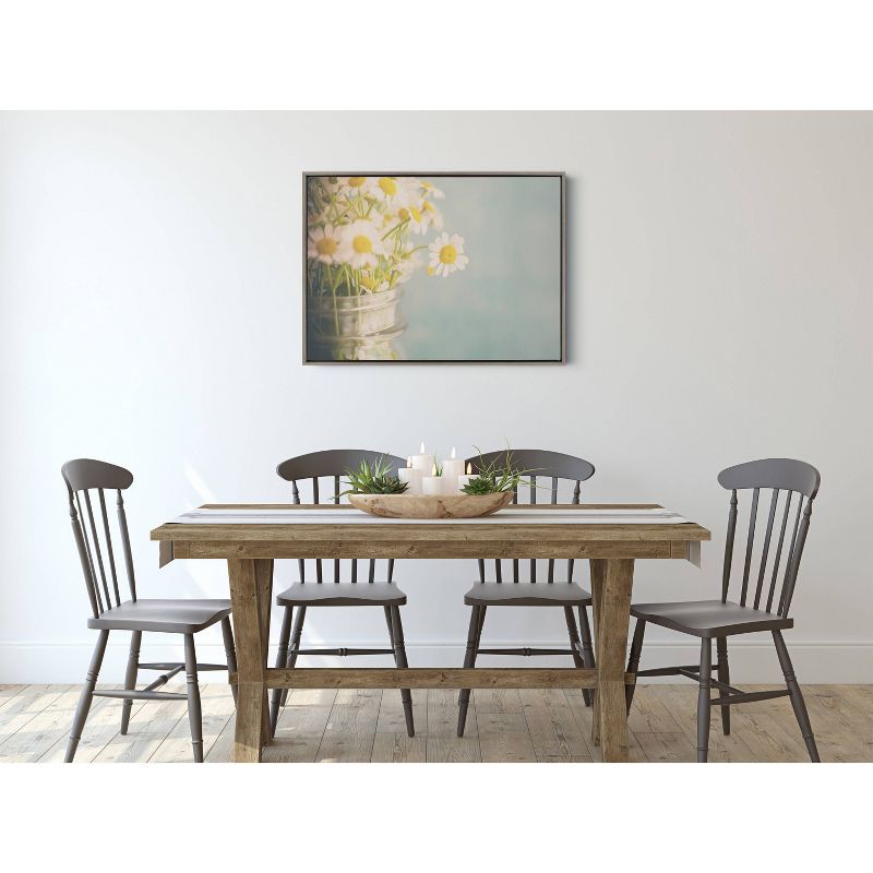 28&#34; x 38&#34; Sylvie Unaffected Air Framed Canvas by Laura Evans Gray - Kate & Laurel All Things Decor: UV-Resistant, Easy-Hang, Modern Botanical Art, 6 of 8