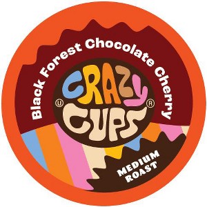 Crazy Cups Black Forest Chocolate Cherry Flavored Coffee Pods - 1 of 4