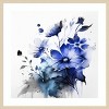 Amanti Art Blue Spring Floral III by Andrea Haase Framed Wall Art Print - 4 of 4