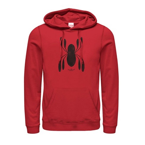 Men's Marvel Spider-man: Homecoming Logo Pull Over Hoodie - Red