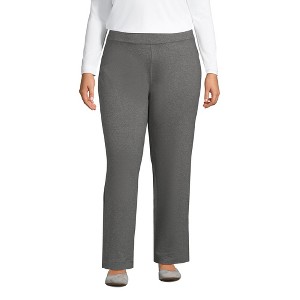 Lands' End Women's Starfish Mid Rise Straight Leg Pants - 1 of 3