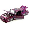 1986 Chevrolet Monte Carlo SS Lowrider Pink Metallic with Graphics "Lowriders" Series 1/24 Diecast Model Car by Maisto - 3 of 3