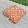 Schatzi Brown Norr Flower Orange Outdoor Floor Cushion - Deny Designs - 2 of 2