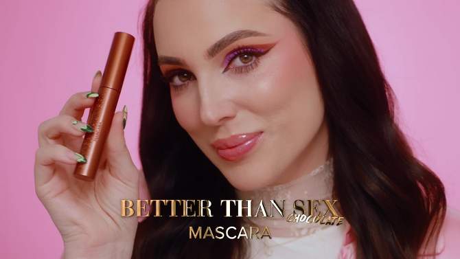 Too Faced Better Than Sex Chocolate Volumizing Mascara - Chocolate - 0.27 fl oz - Ulta Beauty, 2 of 13, play video