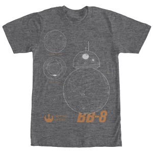 Men's Star Wars The Force Awakens BB-8 Graphic T-Shirt - 1 of 4