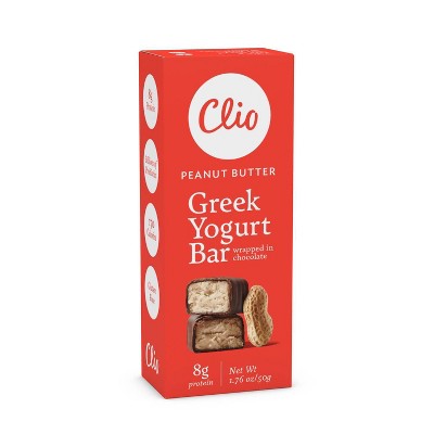 Clio Snacks Peanut Butter Greek Yogurt Bar - 1.76oz